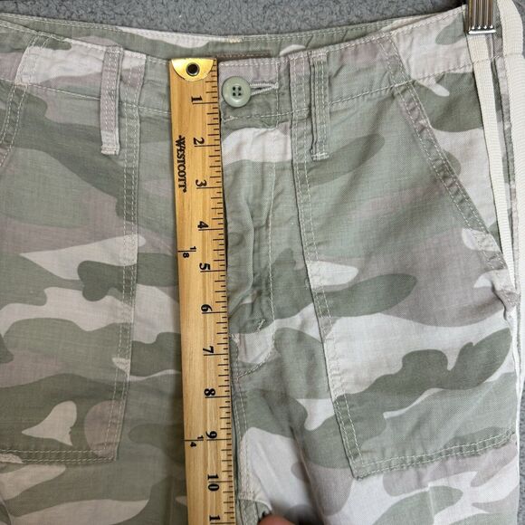 Mother Pants Womens 25 The Shaker Chop Crop Fray‎ In Desert Camo - Picture 7 of 10